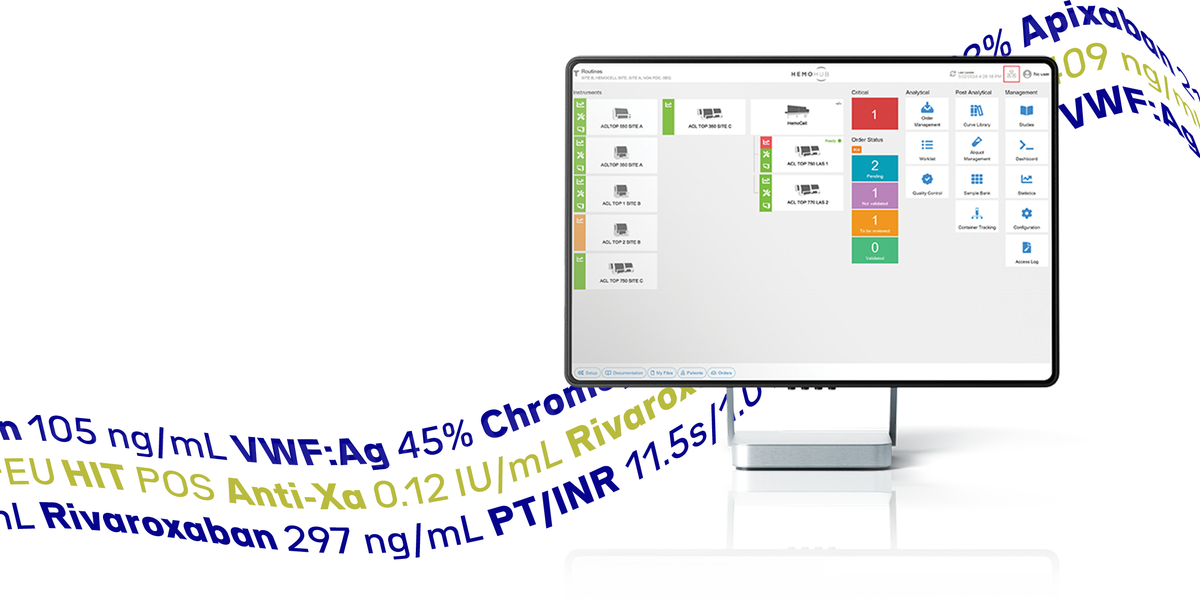 monitor-with-data-ribbon-hemohub-2